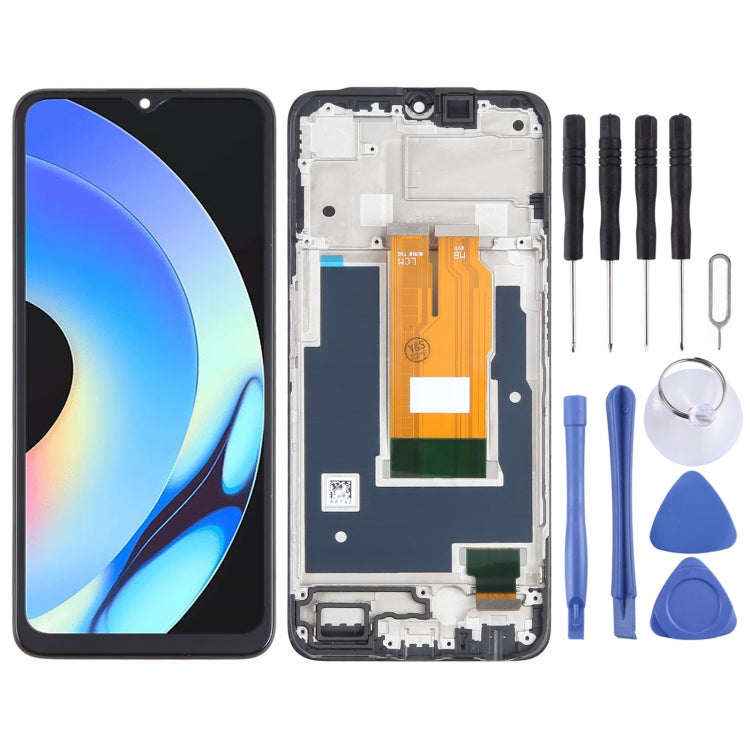 For Realme 10s OEM LCD Screen Digitizer Full Assembly with Frame