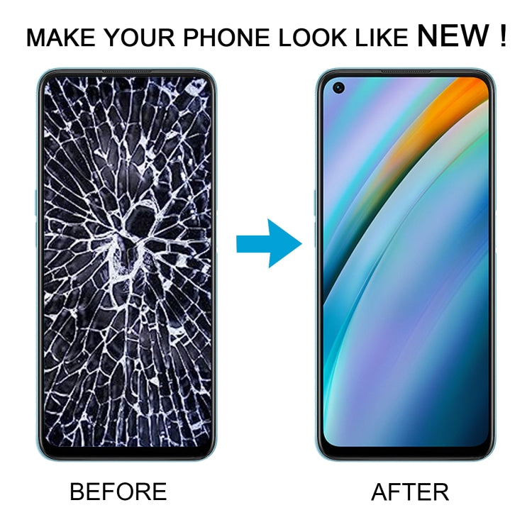 For Realme Q3t OEM LCD Screen Digitizer Full Assembly with Frame