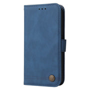 For Google Pixel 9 Pro Skin Feel Life Tree Metal Button Leather Phone Case(Blue)