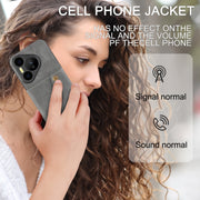 For Huawei Pura 70 Double Buckle Card Slots Magnetic Phone Case(Grey)