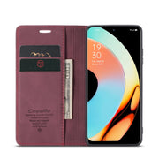 For Realme 10 Pro 5G CaseMe 013 Multifunctional Horizontal Flip Leather Phone Case(Wine Red)