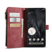 For Google Pixel 8 Pro CaseMe C30 Multifunctional Leather Phone Case(Red)