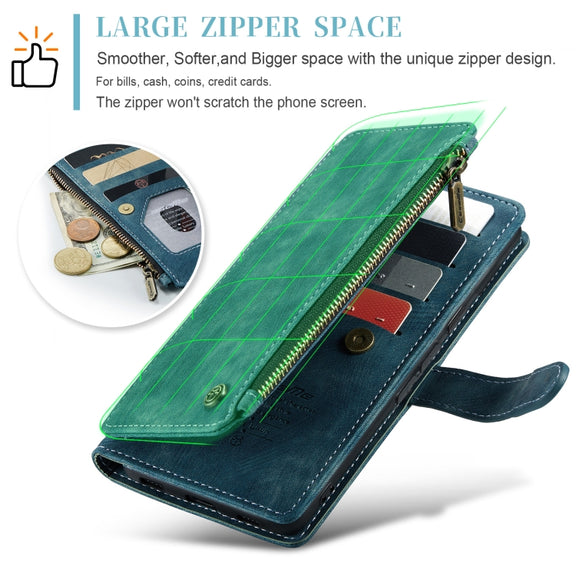 For Google Pixel 8 Pro CaseMe C30 Multifunctional Leather Phone Case(Blue)