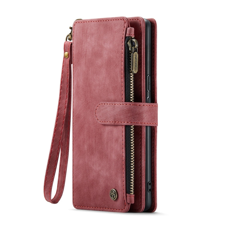 For Google Pixel 8 CaseMe C30 Multifunctional Leather Phone Case(Red)