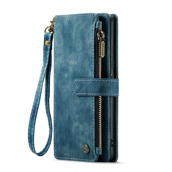 For Google Pixel 8 CaseMe C30 Multifunctional Leather Phone Case(Blue)
