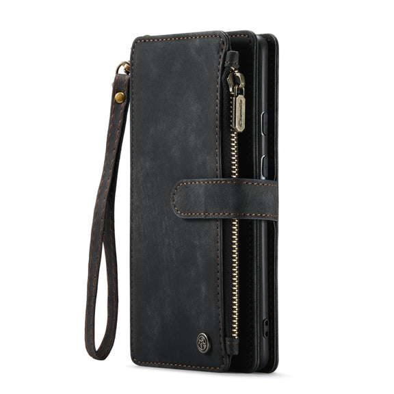 For Google Pixel 8a CaseMe C30 Multifunctional Leather Phone Case(Black)