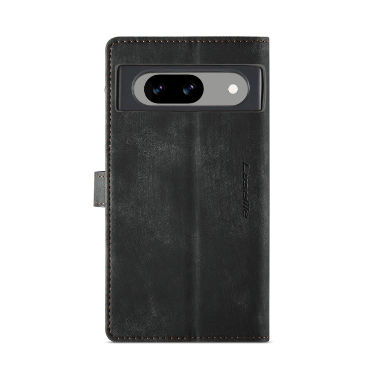 For Google Pixel 8a CaseMe C30 Multifunctional Leather Phone Case(Black)