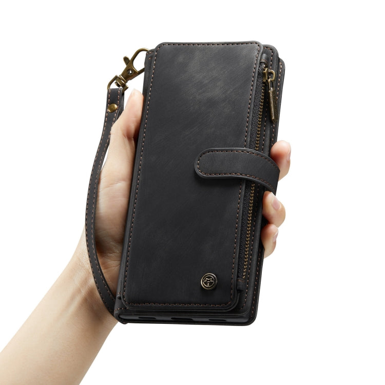 For Google Pixel 8a CaseMe C30 Multifunctional Leather Phone Case(Black)