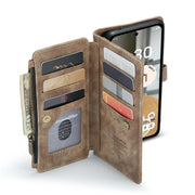 For Google Pixel 8a CaseMe C30 Multifunctional Leather Phone Case(Brown)