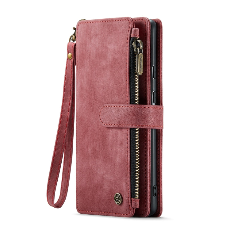 For Google Pixel 8a CaseMe C30 Multifunctional Leather Phone Case(Red)