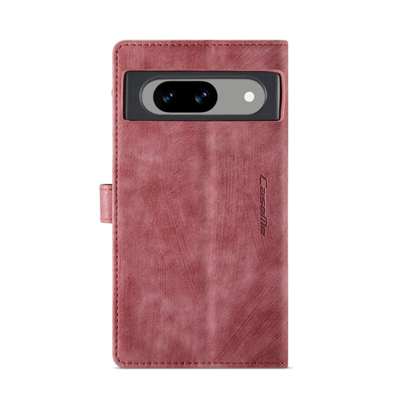 For Google Pixel 8a CaseMe C30 Multifunctional Leather Phone Case(Red)