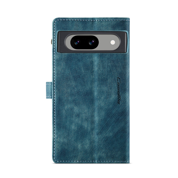 For Google Pixel 8a CaseMe C30 Multifunctional Leather Phone Case(Blue)