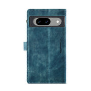 For Google Pixel 8a CaseMe C30 Multifunctional Leather Phone Case(Blue)