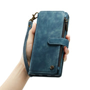 For Google Pixel 8a CaseMe C30 Multifunctional Leather Phone Case(Blue)
