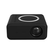 T300S 320x240 24ANSI Lumens Mini LCD Projector Supports Wired & Wireless Same Screen, Specification:US Plug(Black)
