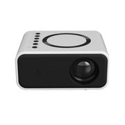 T300S 320x240 24ANSI Lumens Mini LCD Projector Supports Wired & Wireless Same Screen, Specification:UK Plug(White)