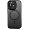 For iPhone 16 Plus MagSafe Magnetic TPU Hybrid PC Phone Case(Black) - iPhone 16 Plus Cases by PMC TechLife | Online Shopping South Africa | PMC TechLife | Buy Now Pay Later Mobicred