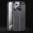 For iPhone 16 Pro Max Litchi Texture Shockproof TPU Phone Case(Black) - free shipping - PMC TechLife - Order now!