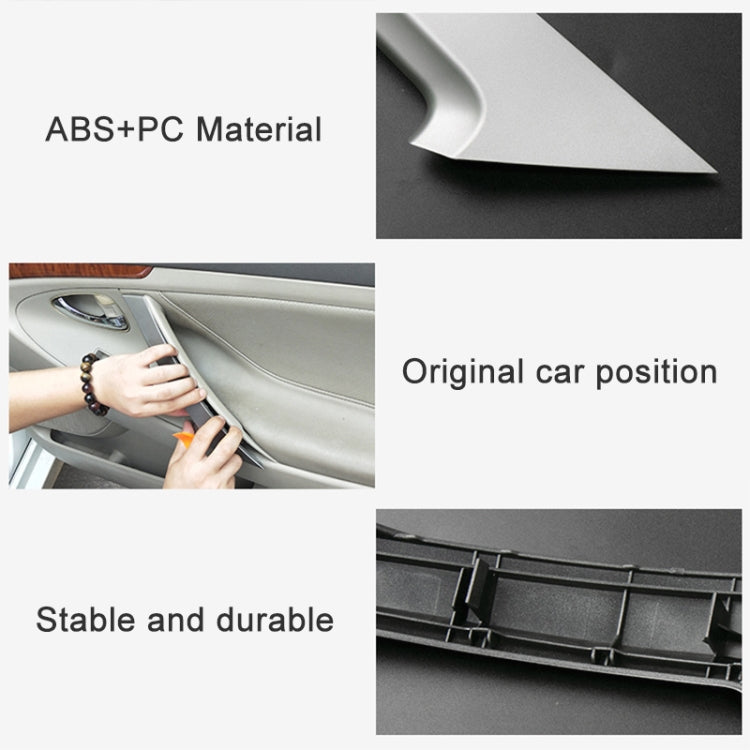 For Toyota Camry 2006-2011 Left-hand Drive Car Door Inside Handle Cover 74646-06080, Type:Left Front(Bright Yellow)