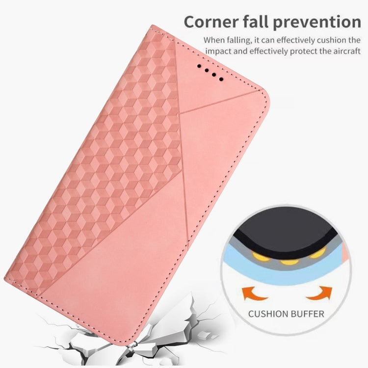 For Xiaomi Redmi K70 / K70 Pro Diamond Splicing Skin Feel Magnetic Leather Phone Case(Rose Gold)