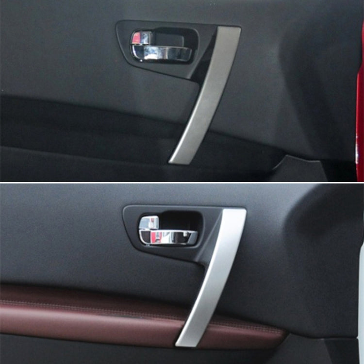 For Nissan Qashqai Left-Drive Car Door Inside Handle Base Bracket, Type:Base Left(Black)