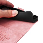 For iPhone 16 Pro Max BETOPNICE Dual-side Buckle Leather Phone Case(Pink)