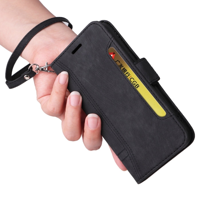 For iPhone 16 Pro BETOPNICE Dual-side Buckle Leather Phone Case(Black)