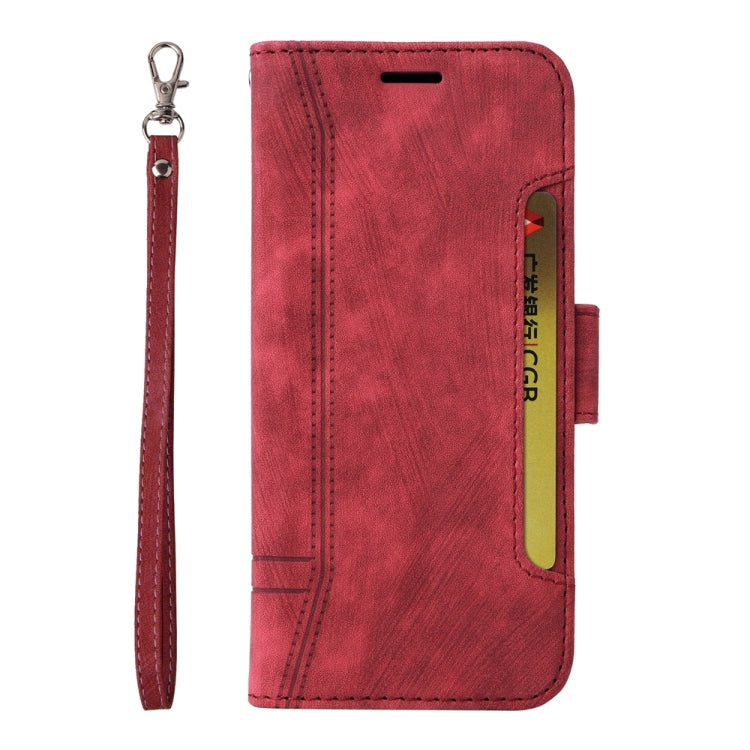 For iPhone 16 Pro BETOPNICE Dual-side Buckle Leather Phone Case(Red)