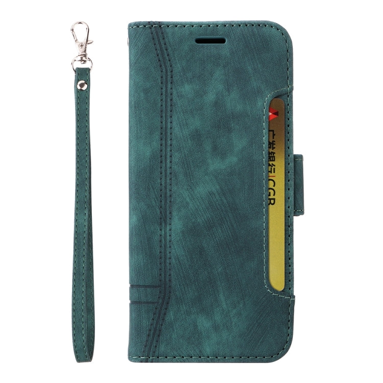 For iPhone 16 Pro BETOPNICE Dual-side Buckle Leather Phone Case(Green)