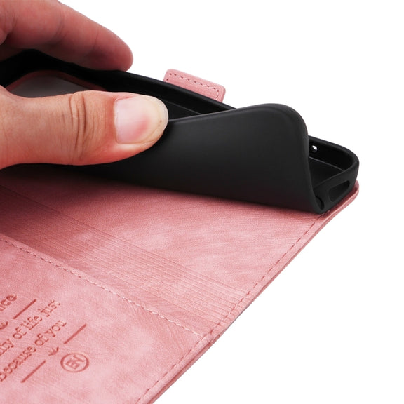For iPhone 16 BETOPNICE Dual-side Buckle Leather Phone Case(Pink)