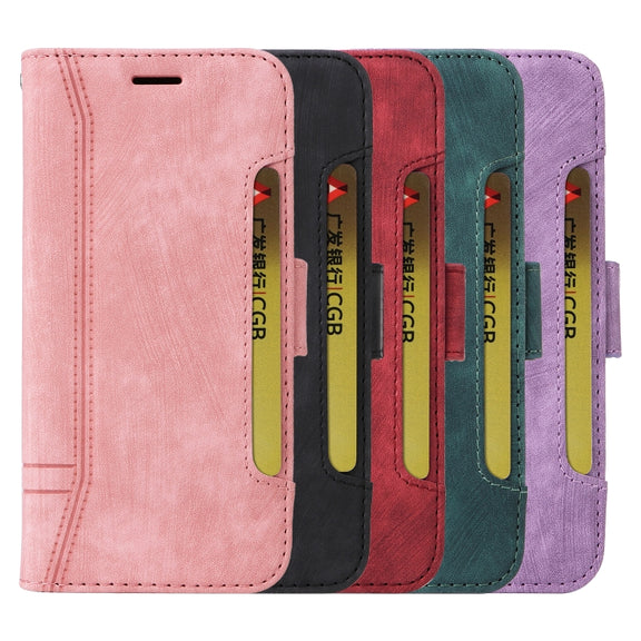 For iPhone 16 Pro Max BETOPNICE Dual-side Buckle Leather Phone Case(Pink)