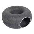 Round Wool Felt Cat Litter Tunnel Cat Litter, Size:60x60x27cm(Dark Grey) - Beds by PMC TechLife | Online Shopping South Africa | PMC TechLife | Buy Now Pay Later Mobicred