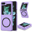 For Samsung Galaxy Z Flip5 5G Magsafe Magnetic Folding PC Phone Case(Purple) - Galaxy Z Flip5 Cases by PMC TechLife | Online Shopping South Africa | PMC TechLife