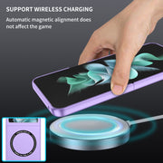 For Samsung Galaxy Z Flip5 5G Magsafe Magnetic Folding PC Phone Case(Purple)