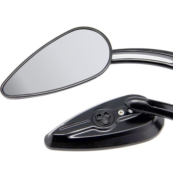 SF104 Motorcycle Modified Retro Rearview Mirror Reflective Mirror(Plating Silver)