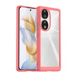 For Honor 80 Colorful Series Acrylic Hybrid TPU Phone Case(Red) - Honor Cases by PMC TechLife | Online Shopping South Africa | PMC TechLife | Buy Now Pay Later Mobicred