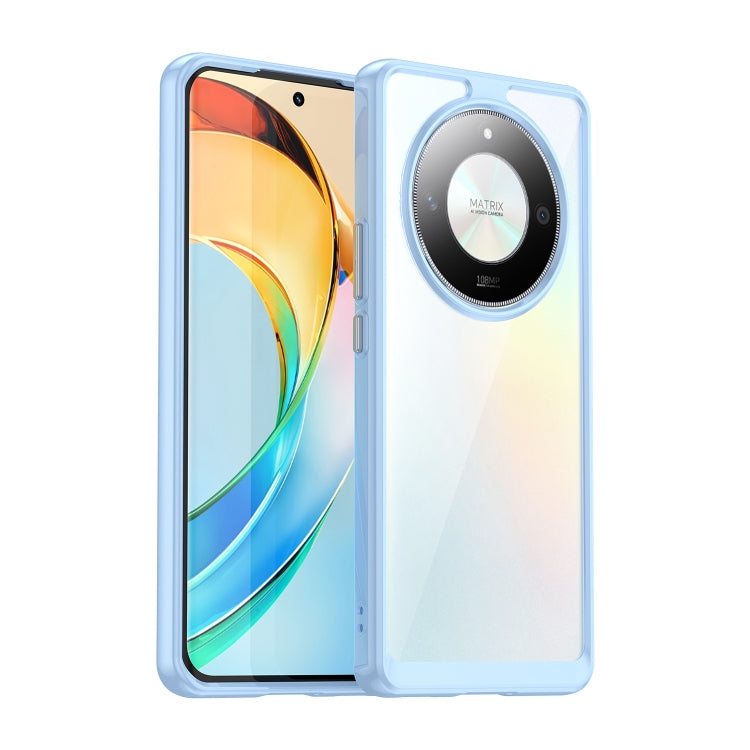 For Honor X50 Pro Colorful Series Acrylic Hybrid TPU Phone Case(Blue)