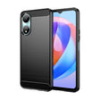 For Honor X5 Plus Brushed Texture Carbon Fiber TPU Phone Case(Black) - Honor Cases by PMC TechLife | Online Shopping South Africa | PMC TechLife