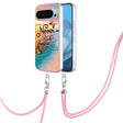 For Google Pixel 9 / 9 Pro Electroplating IMD TPU Phone Case with Lanyard(Dream Butterfly) - Google Cases by PMC TechLife | Online Shopping South Africa | PMC TechLife | Buy Now Pay Later Mobicred