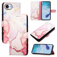 For iPhone 16e PT003 Marble Pattern Flip Leather Phone Case(Rose Gold) - iPhone 16e Cases by PMC TechLife | Online Shopping South Africa | PMC TechLife | Buy Now Pay Later Mobicred
