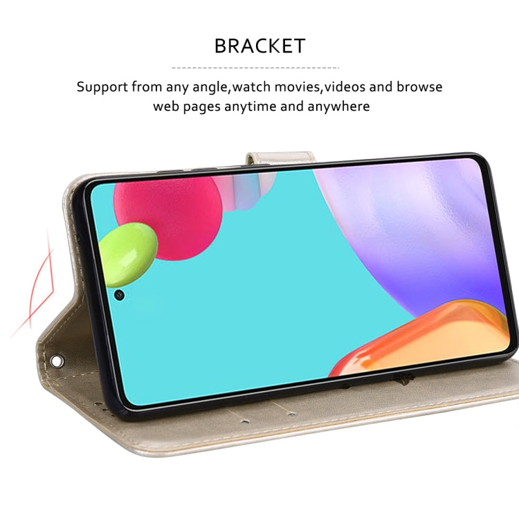 For Xiaomi Redmi A3 Rose Embossed Flip PU Leather Phone Case(Gold)