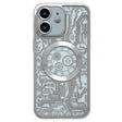 For iPhone 11 Electroplated Circuit Board Pattern MagSafe Phone Case(Silver) - iPhone 11 Cases by PMC TechLife | Online Shopping South Africa | PMC TechLife