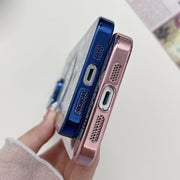 For iPhone 11 Pro Electroplated Circuit Board Pattern MagSafe Phone Case(Purple)