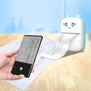 C9 Mini Bluetooth Wireless Thermal Printer With 5 Sticker Papers(Blue)