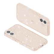 For iPhone 16 Shockproof Terminator Glitter Powder Phone Case(Gold)