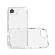 For iPhone 16e Shockproof Terminator Glitter Powder Phone Case(White)