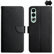 For OnePlus Nord CE4 Genuine Leather Fingerprint-proof Flip Phone Case(Black) - OnePlus Cases by PMC TechLife | Online Shopping South Africa | PMC TechLife | Buy Now Pay Later Mobicred