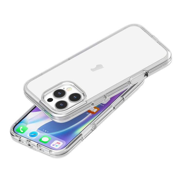 For iPhone 16 Pro Max Shockproof Terminator Transparent Phone Case(Transparent)