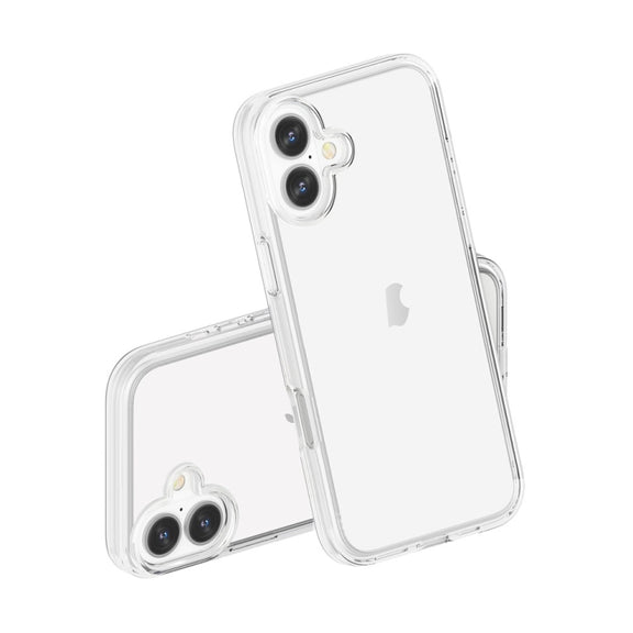 For iPhone 16 Plus Shockproof Terminator Transparent Phone Case(Transparent)