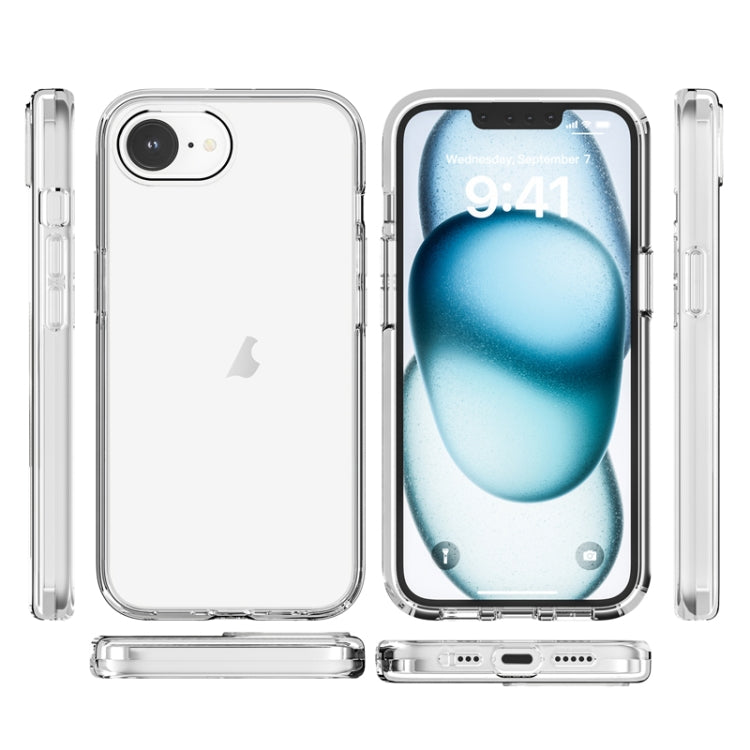 For iPhone 16e Shockproof Terminator Transparent Phone Case(Transparent)